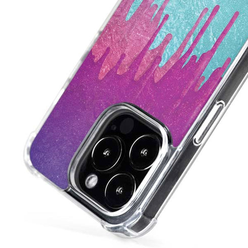 Paint Splatter Purple iPhone 16 Pro MagSafe Case